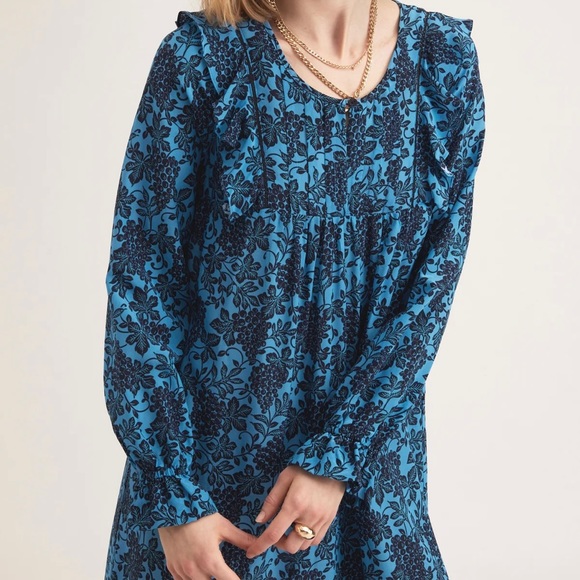 Line Markvardsen Evelyn Midi Dress Blue - Picture 13 of 13